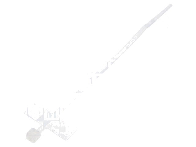 Kabelbinder; met schrijfveld; L: 100mm; W: 2,5mm; polyamide; 78,5N Kabelbinder; met schrijfveld; L: 100mm; W: 2,5mm; polyamide; 78,5N